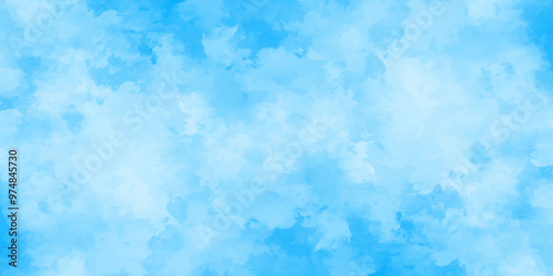 gradient light white sky background with fluffy clouds .Nature landscape in environment day horizon skyline view .cloudy in sunshine calm bright winter air background .