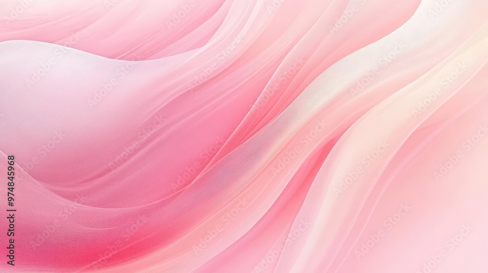 Fototapeta premium Minimalist pastel pink background with soft gradient effect