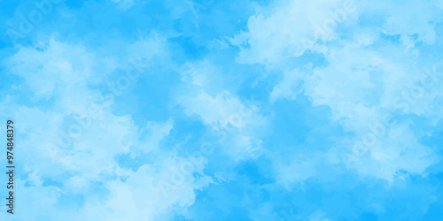 gradient light white sky background with fluffy clouds .Nature landscape in environment day horizon skyline view .cloudy in sunshine calm bright winter air background .