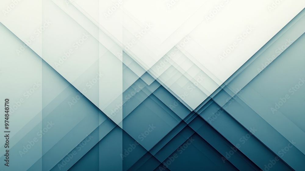Obraz premium Abstract Geometric 3D Background in Gradient Shades