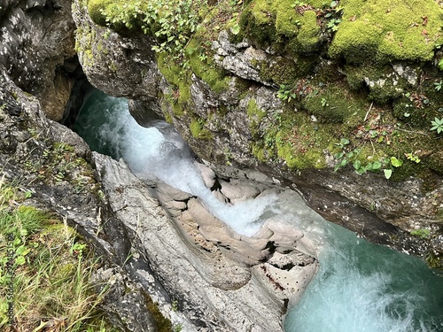 Možnica gorges / Nemčlja canyon (Triglav National Park, Slovenia) - Moznica Tröge / Nemclja Flussbett, Bovec (Triglav-Nationalpark, Slowenien) - Klanac Možnice ali Korita Nemčlje (Narodni park Triglav photo