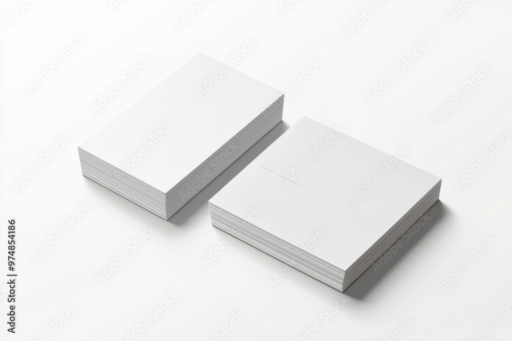 Business Card Mockup on Isolated Background created with Generative AI Business Card Mockup on Isolated Background created with Generative AI