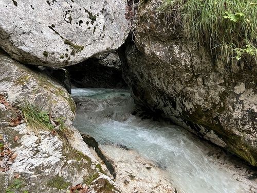 Možnica gorges / Nemčlja canyon (Triglav National Park, Slovenia) - Moznica Tröge / Nemclja Flussbett, Bovec (Triglav-Nationalpark, Slowenien) - Klanac Možnice ali Korita Nemčlje (Narodni park Triglav photo