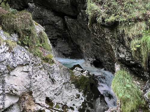 Možnica gorges / Nemčlja canyon (Triglav National Park, Slovenia) - Moznica Tröge / Nemclja Flussbett, Bovec (Triglav-Nationalpark, Slowenien) - Klanac Možnice ali Korita Nemčlje (Narodni park Triglav photo