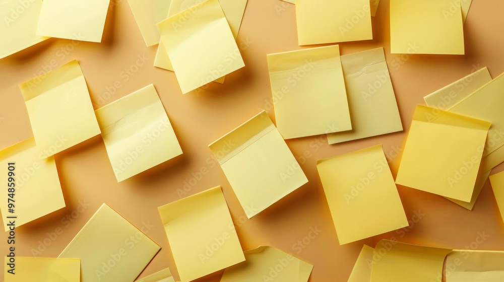 yellow sticker stuck on white and yellow background yellow sticker stuck on white and yellow background