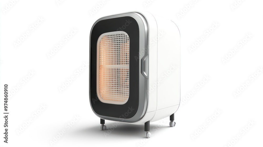 A portable clothes dryer, isolate on white background A portable clothes dryer, isolate on white background