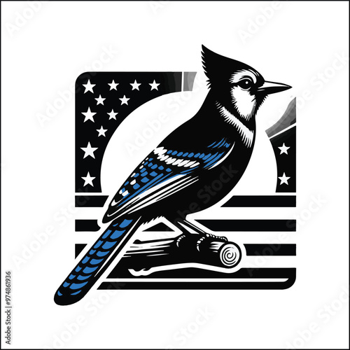 bird, crow, black, animal, wildlife, nature, raven, magpie, beak, white, wild, birds, feather, branch, isolated, avian, feathers
blue jay on a branch