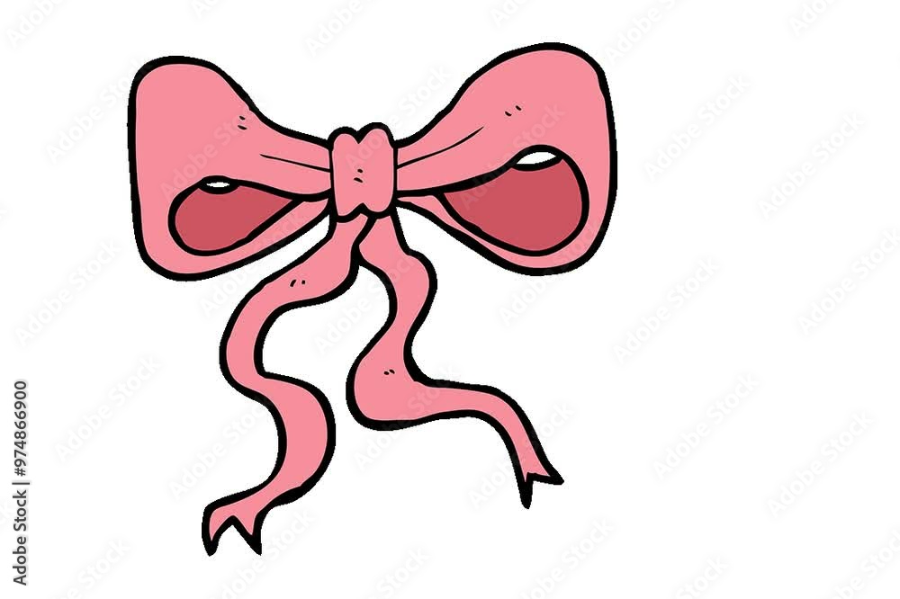 cartoon bow cartoon bow