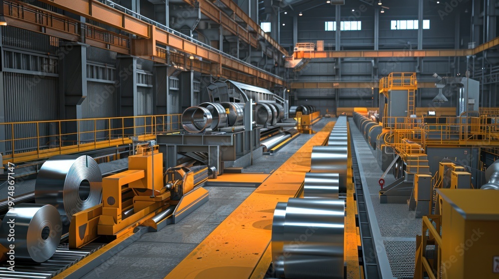 Industrial Factory Metal Production Line Industrial Factory Metal Production Line