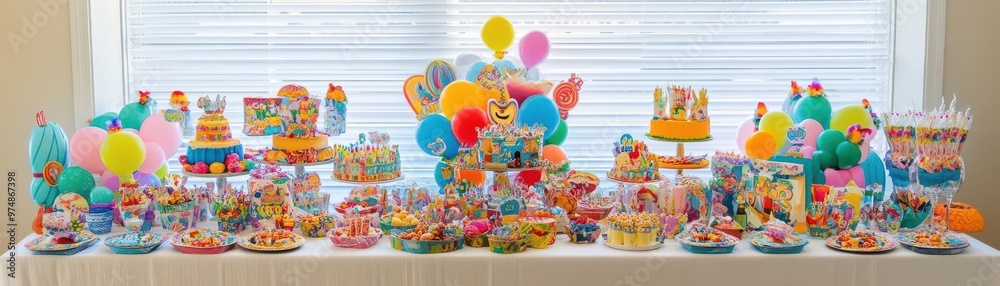 A birthday party with a specific theme, complete with costumes and matching decor A birthday party with a specific theme, complete with costumes and matching decor