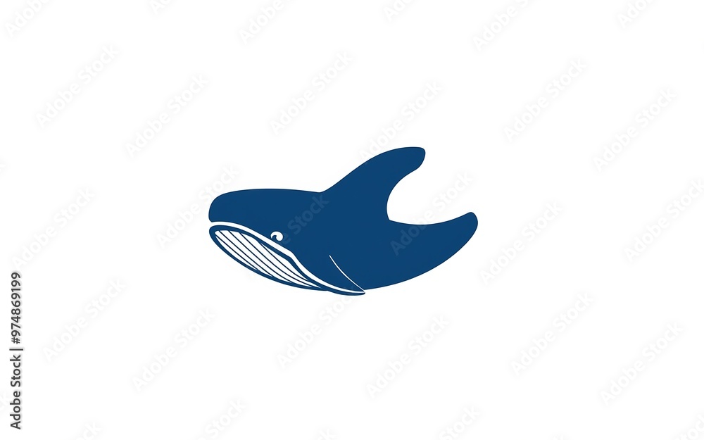 A blue whale silhouette on a white background, perfect for marine life, ocean, and nature themed designs.
A blue whale silhouette on a white background, perfect for marine life, ocean, and nature themed designs.