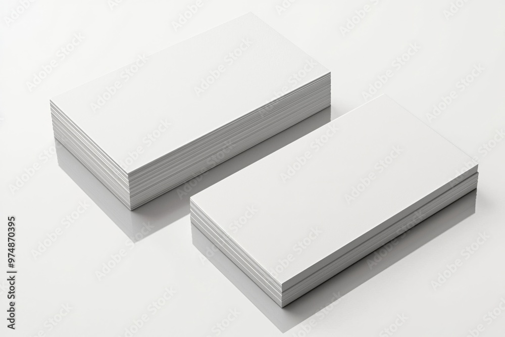 Business Card Mockup on Isolated Background created with Generative AI Business Card Mockup on Isolated Background created with Generative AI