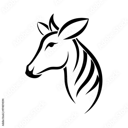 Zebra Vector Illustration - SVG, Cricut, Clipart, and T-shirt Graphics for Silhouette & Design Projects