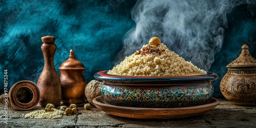 Moroccan Souk with a Tagine of Couscous
