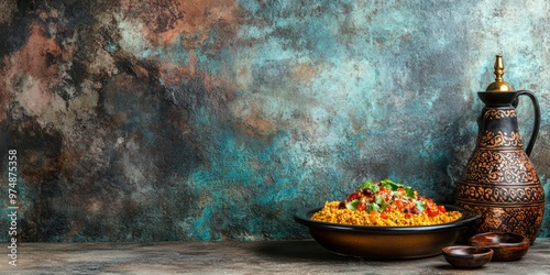 Moroccan Souk with a Tagine of Couscous
