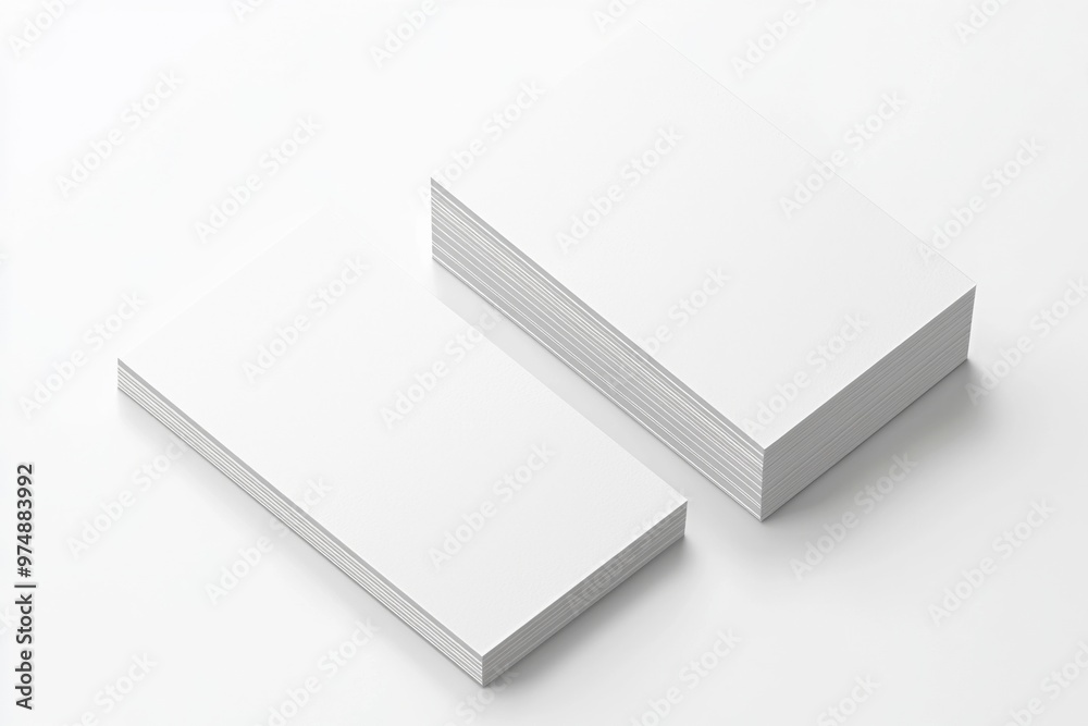 Business Card Mockup on Isolated Background created with Generative AI Business Card Mockup on Isolated Background created with Generative AI
