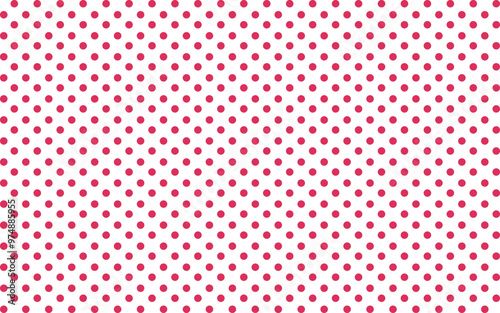 Abstract Polka Dot background. Pink polka dots. Vector illustration.