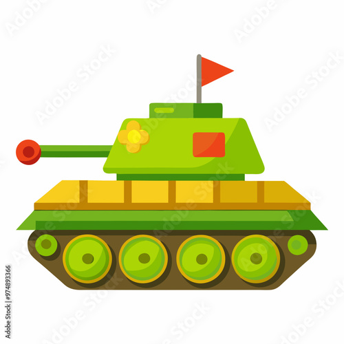 Tanks vector on white background