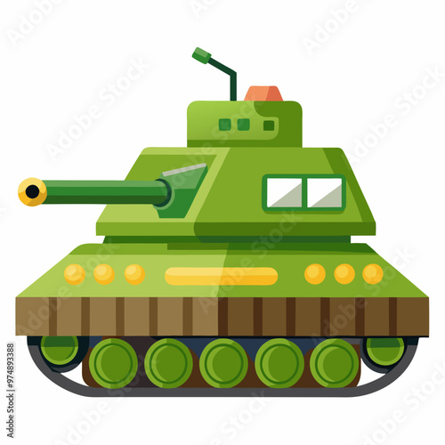 Tanks vector on white background