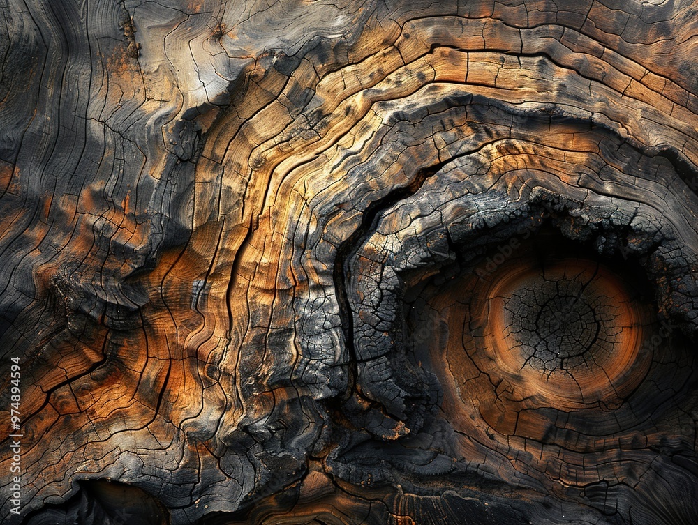 Burnt Wood Texture: A Close-Up Look at Nature's Art Burnt Wood Texture: A Close-Up Look at Nature's Art