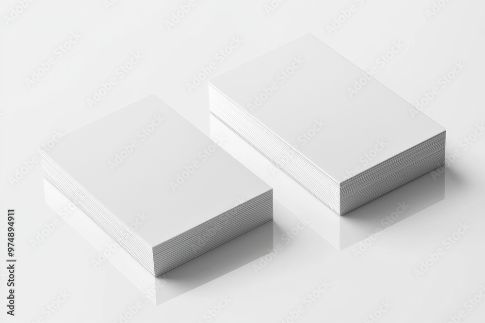 Business Card Mockup on Isolated Background created with Generative AI Business Card Mockup on Isolated Background created with Generative AI