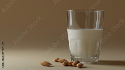 Almond Milk in a Glass