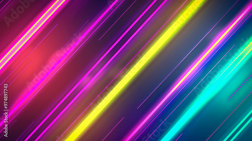 neon glow light background