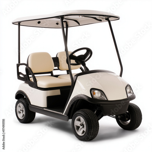 Golf Cart Isolated
