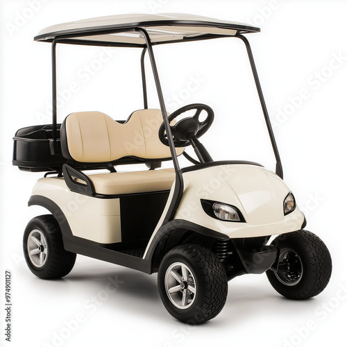 Golf Cart Isolated