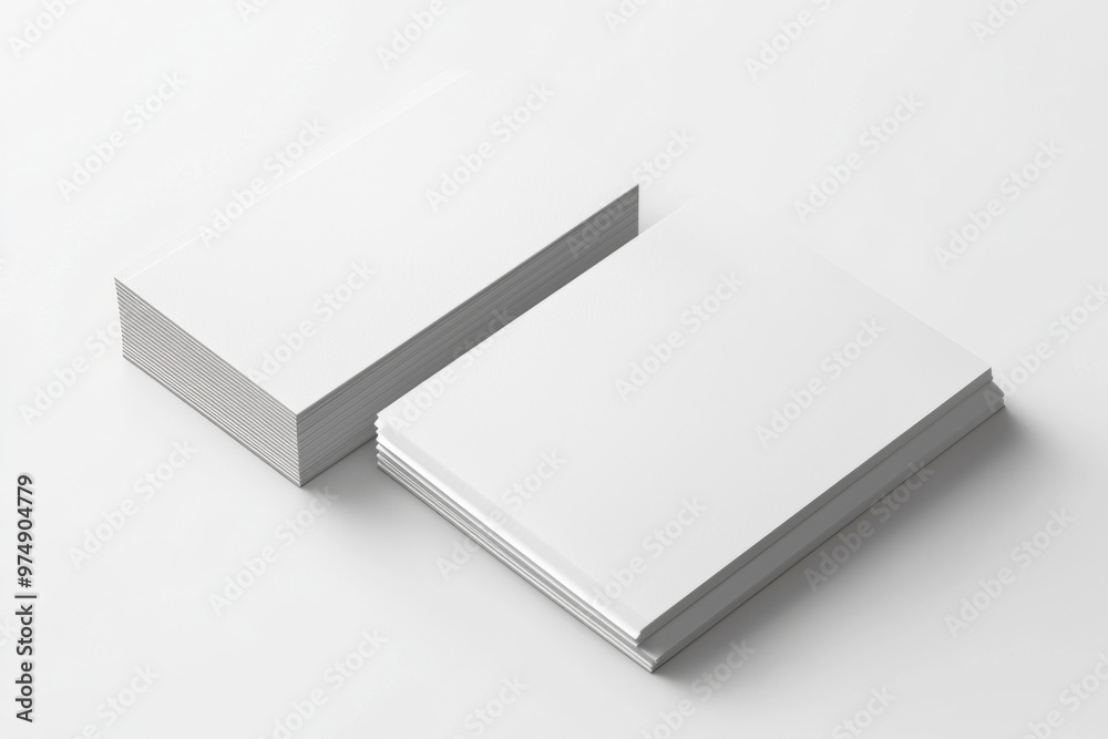 Business Card Mockup on Isolated Background created with Generative AI Business Card Mockup on Isolated Background created with Generative AI