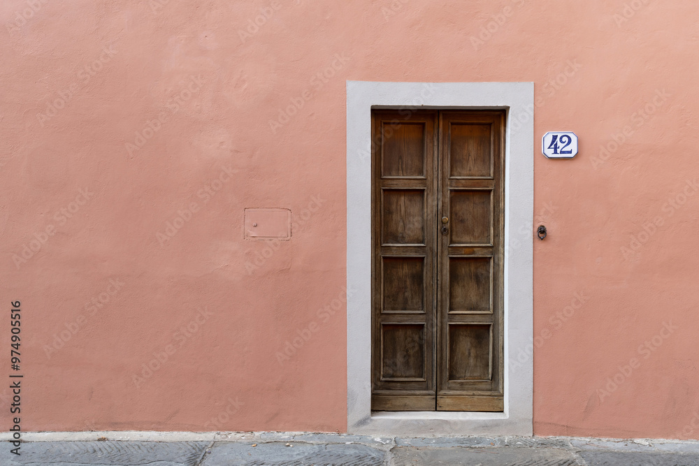 Door with the number 42 Door with the number 42