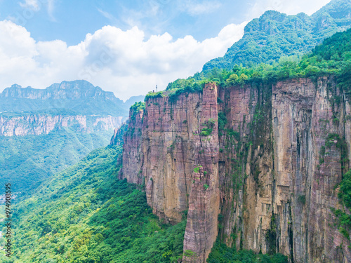 Guoliang Village Canyon, Wanxian Mountain Scenic Area, Taihang Mountains, Linzhou, Anyang City, Henan Province photo