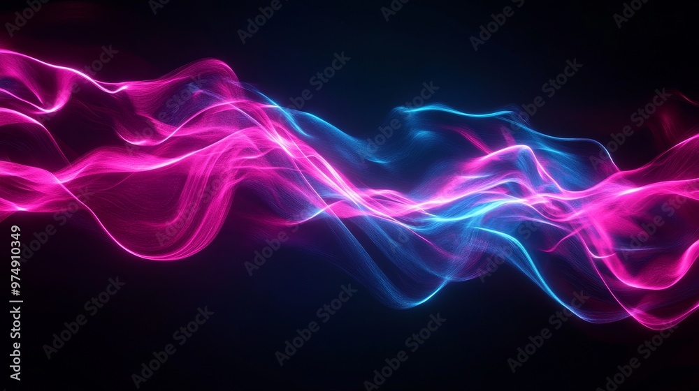 Neon Wave Abstract Digital Art symbolizes energy, motion, duality, technology, and creativity. Neon Wave Abstract Digital Art symbolizes energy, motion, duality, technology, and creativity.