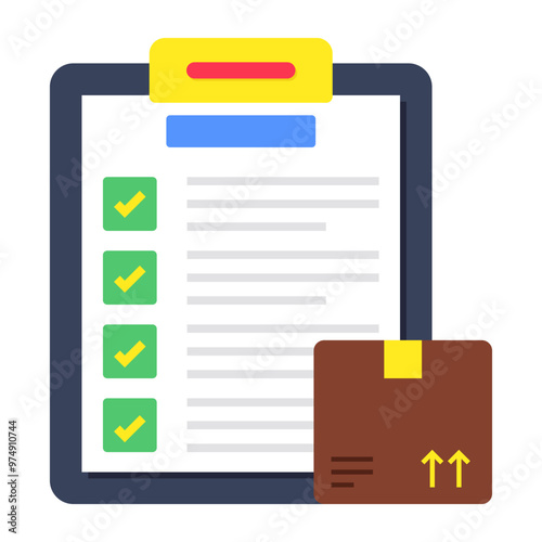 Perfect design icon of logistic list 