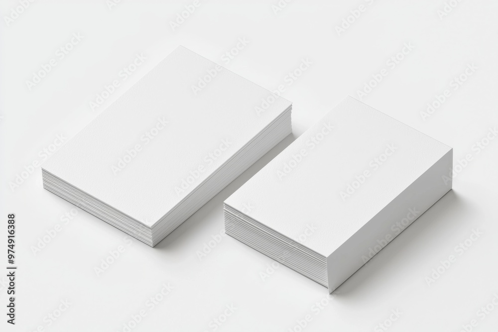Business Card Mockup on Isolated Background created with Generative AI Business Card Mockup on Isolated Background created with Generative AI