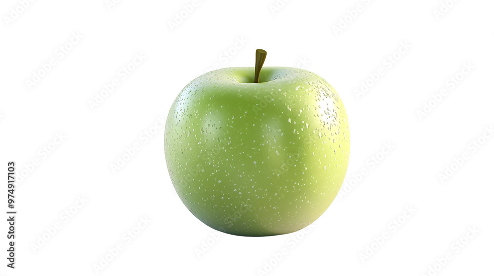 A green apple, isolated on a transparent background, showcasing its fresh and vibrant color. Perfect for health-related designs, food promotions, or nature-themed projects. A green apple, isolated on a transparent background, showcasing its fresh and vibrant color. Perfect for health-related designs, food promotions, or nature-themed projects.
