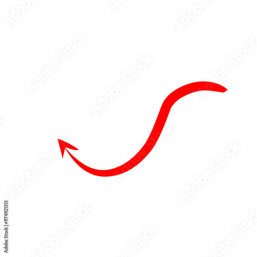 Red Devil Tail Vector