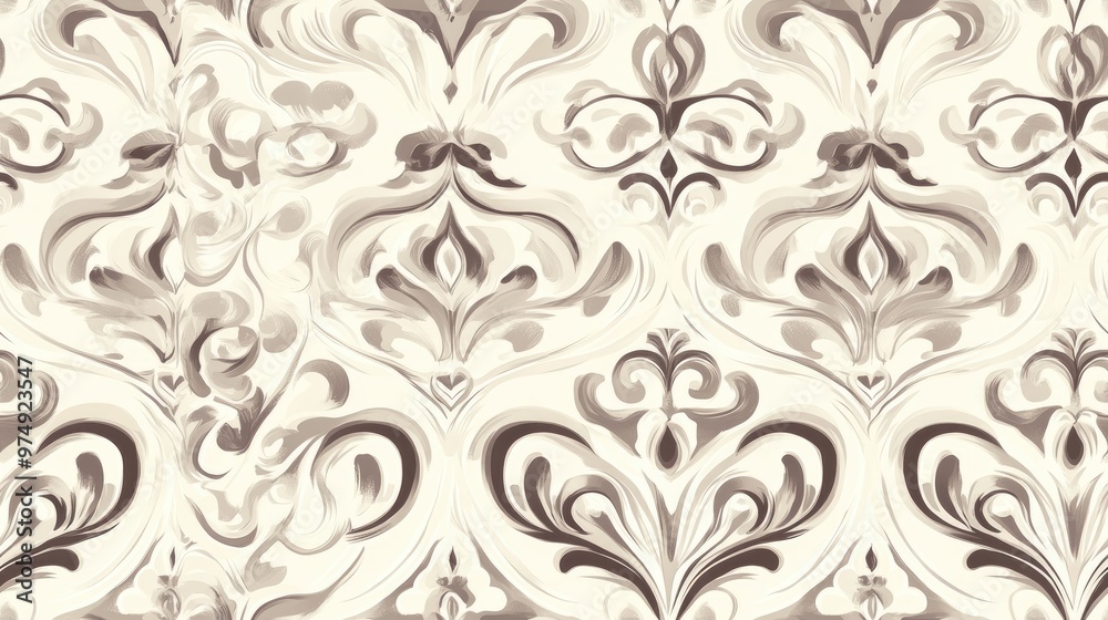 Seamless repeating tiled pattern featuring a flat app icon design in platinum and pale brown hues ideal for wedding invitation backgrounds Seamless repeating tiled pattern featuring a flat app icon design in platinum and pale brown hues ideal for wedding invitation backgrounds