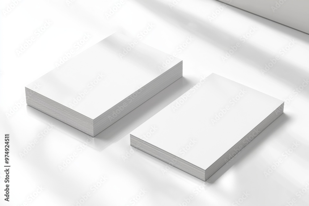 Business Card Mockup on Isolated Background created with Generative AI Business Card Mockup on Isolated Background created with Generative AI