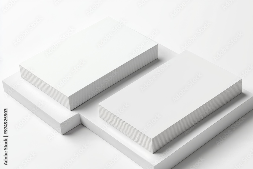 Business Card Mockup on Isolated Background created with Generative AI Business Card Mockup on Isolated Background created with Generative AI