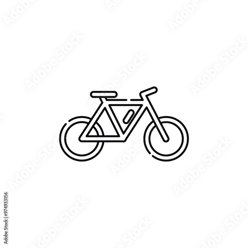Cycle Icon Vector. Lineal or Linear art.
