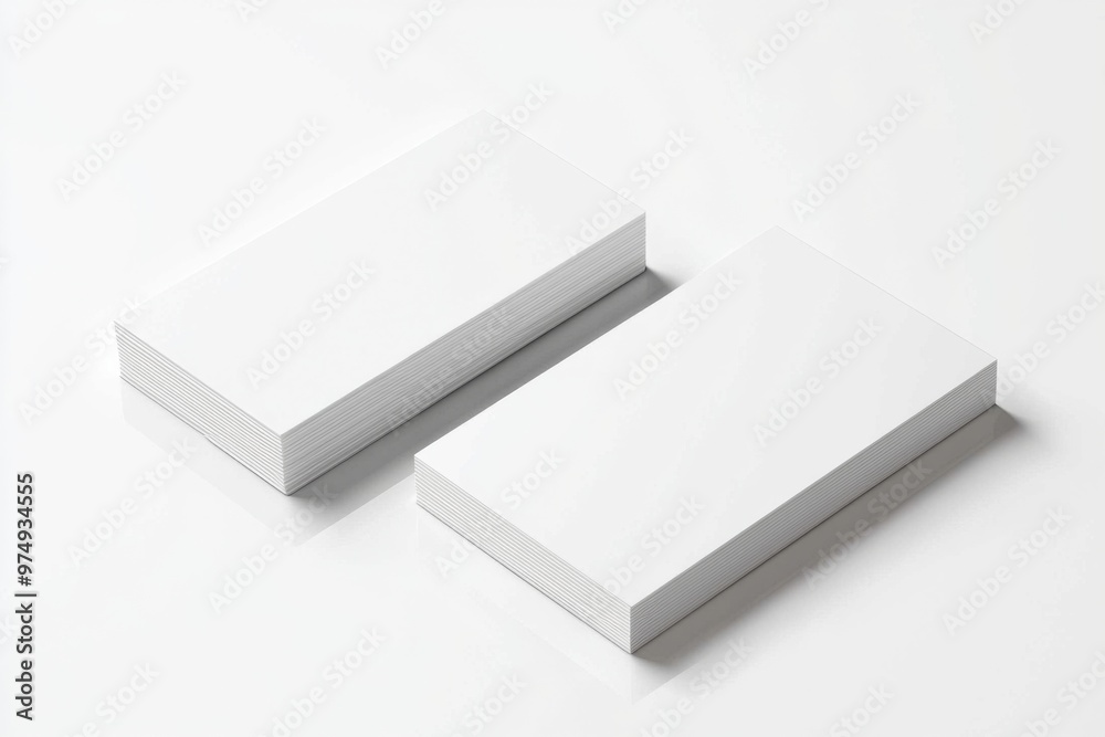 Business Card Mockup on Isolated Background created with Generative AI Business Card Mockup on Isolated Background created with Generative AI