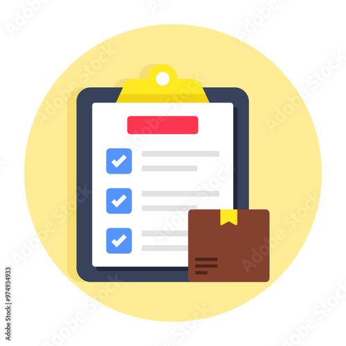 Perfect design icon of logistic list 