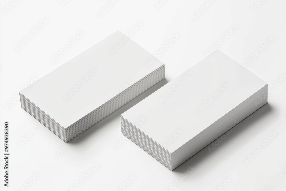 Business Card Mockup on Isolated Background created with Generative AI Business Card Mockup on Isolated Background created with Generative AI