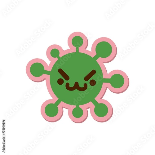 mean animal virus sticker