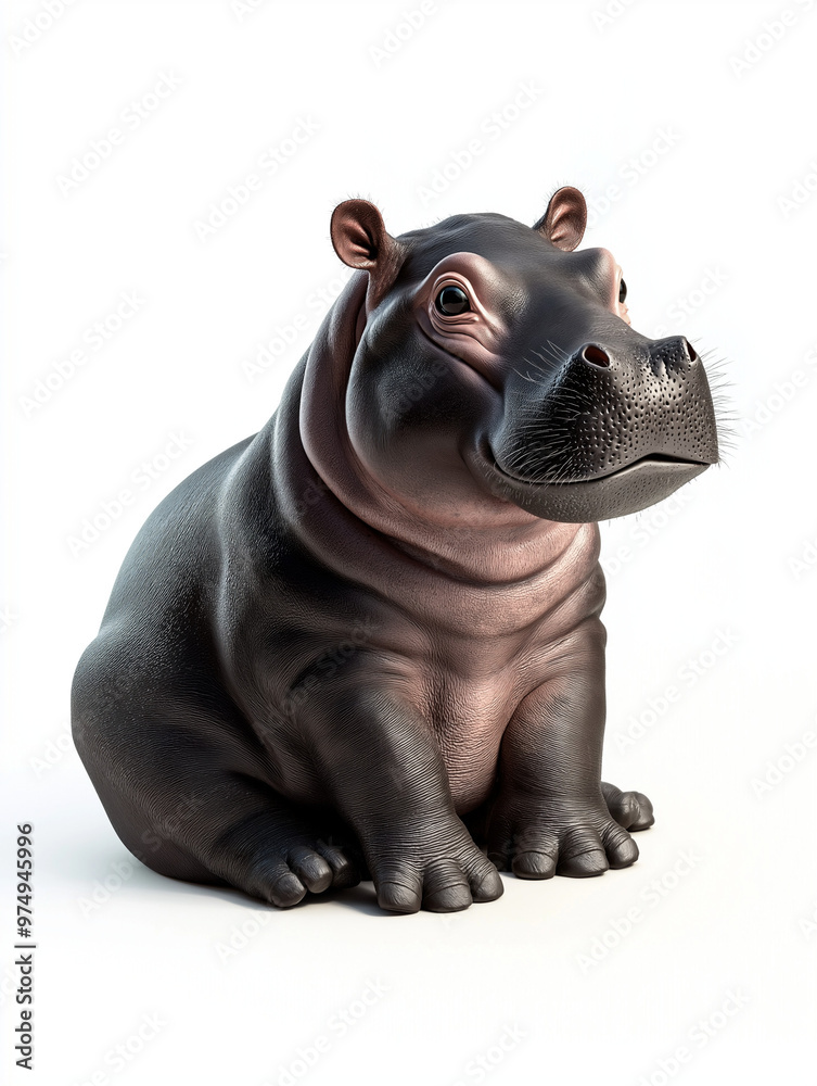 Cute Baby Hippo Cute Baby Hippo