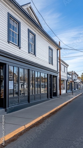 A vibrant row of historic Victorian-style buildings line the main street in Livermore, California, showcasing ornate architecture against a backdrop of a sunny, blue sky