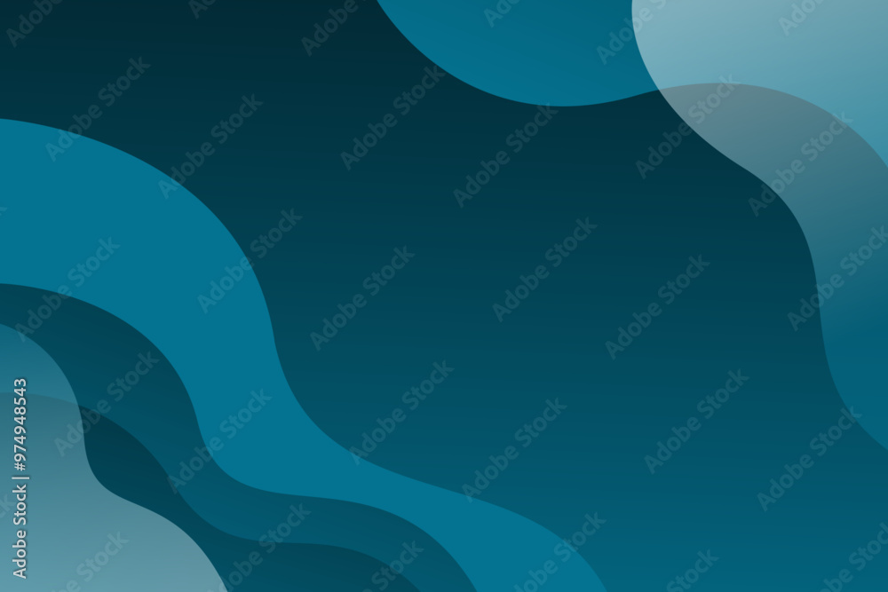 Dark Blue wave overlap abstract background for corporate concept, template, poster, brochure, website, flyer design. Vector illustration Dark Blue wave overlap abstract background for corporate concept, template, poster, brochure, website, flyer design. Vector illustration