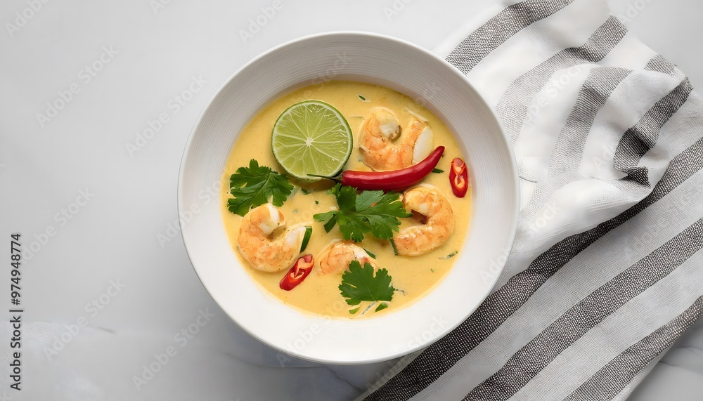 Thai Coconut Curry Soup with Shrimp Thai Coconut Curry Soup with Shrimp