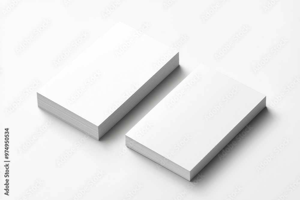 Business Card Mockup on Isolated Background created with Generative AI Business Card Mockup on Isolated Background created with Generative AI
